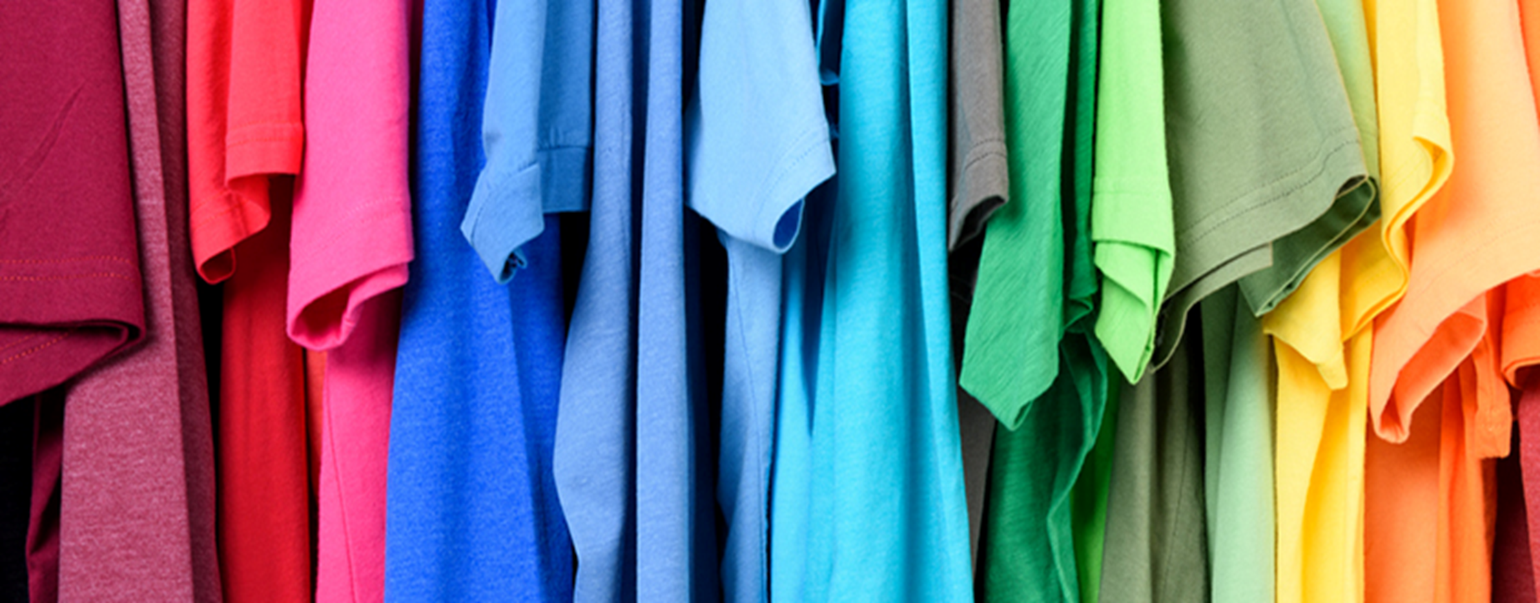 colorful t-shirts